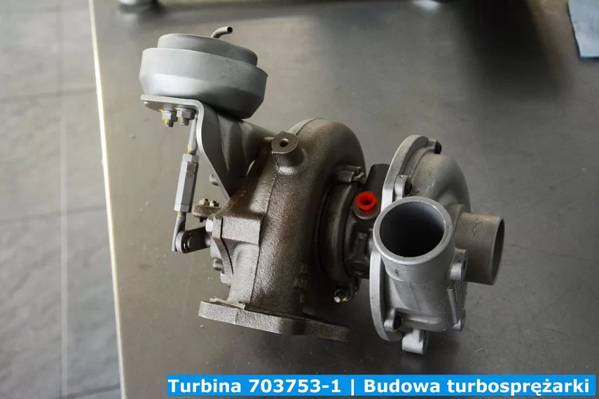 Turbina 703753-1 | Budowa turbosprężarki 