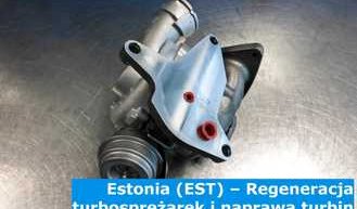 Estonia (EST) – Regeneracja turbosprężarek i naprawa turbin w Estonii (Eesti) – cała Europa