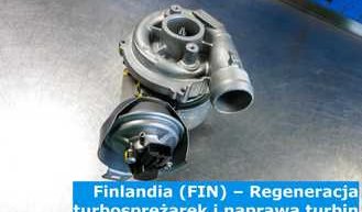 Finlandia (FIN) – Regeneracja turbosprężarek i naprawa turbin w Finlandii (Suomi, Finland) – cała Europa