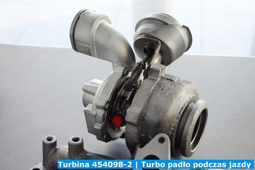 Turbina 454098-2   Turbo padło podczas jazdy 