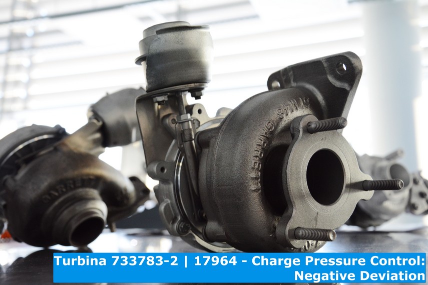 Turbina 733783-2   17964 - Charge Pressure Control: Negative Deviation
