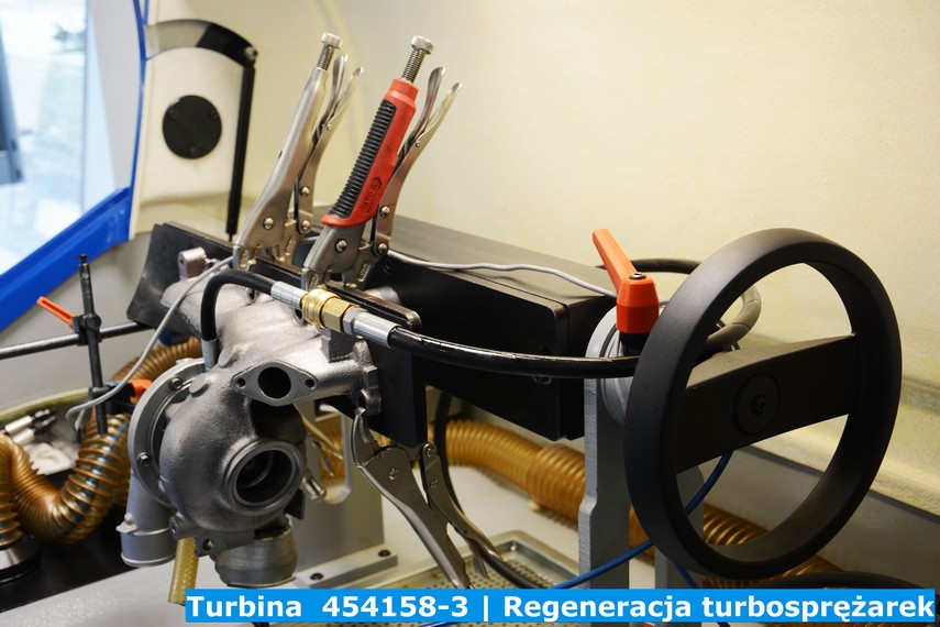 Turbina  454158-3   Regeneracja turbosprężarek