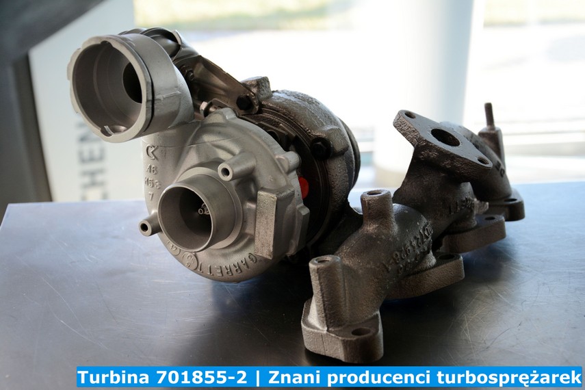 Turbina 701855-2   Znani producenci turbosprężarek
