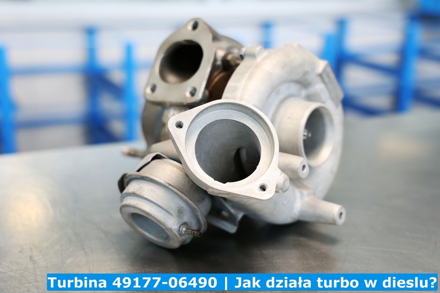 Turbina 49177-06490    Jak działa turbo w dieslu?