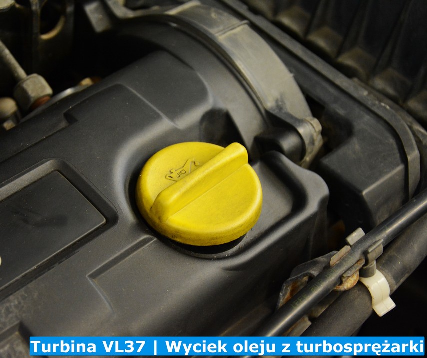 Turbina VL37 |  Wyciek oleju z turbosprężarki