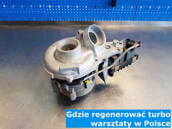 Turbosprężarka zregenerowana w jednym z naszych warsztatów w Polsce