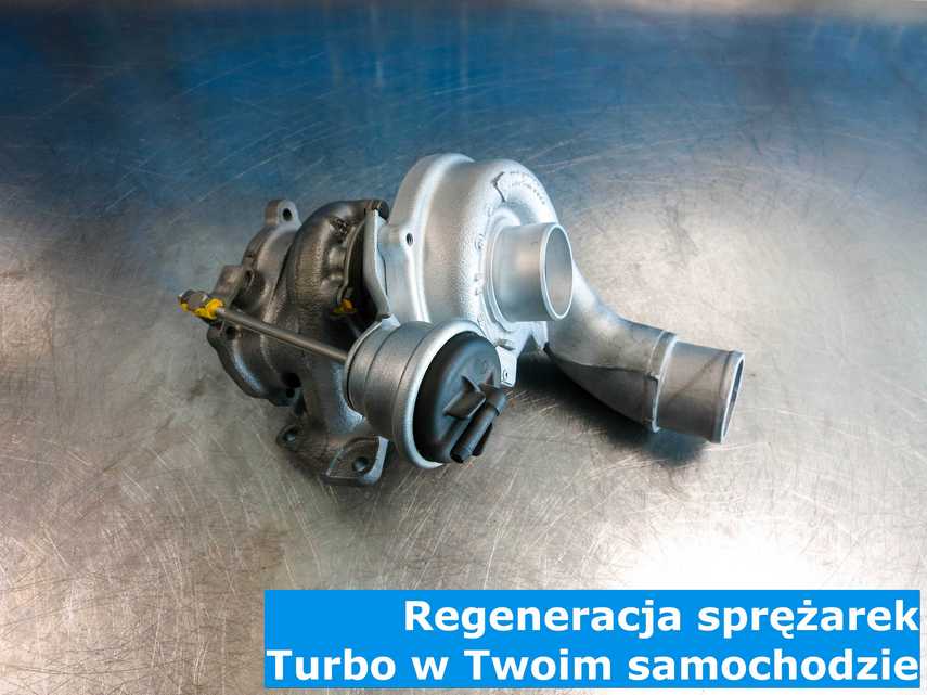 Turbo sprężarka z samochodu klienta wysłana na serwis regeneracji turbosprężarek