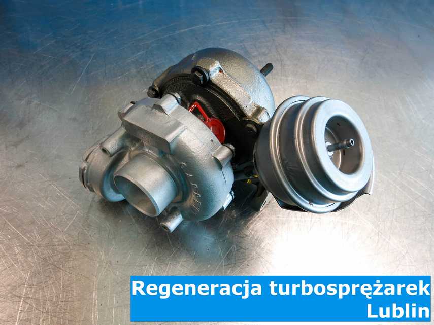 Regeneracja turbosprężarek Lublin - Turbosprężarka z Lublina po przeprowadzeniu regeneracji na stole w pracowni