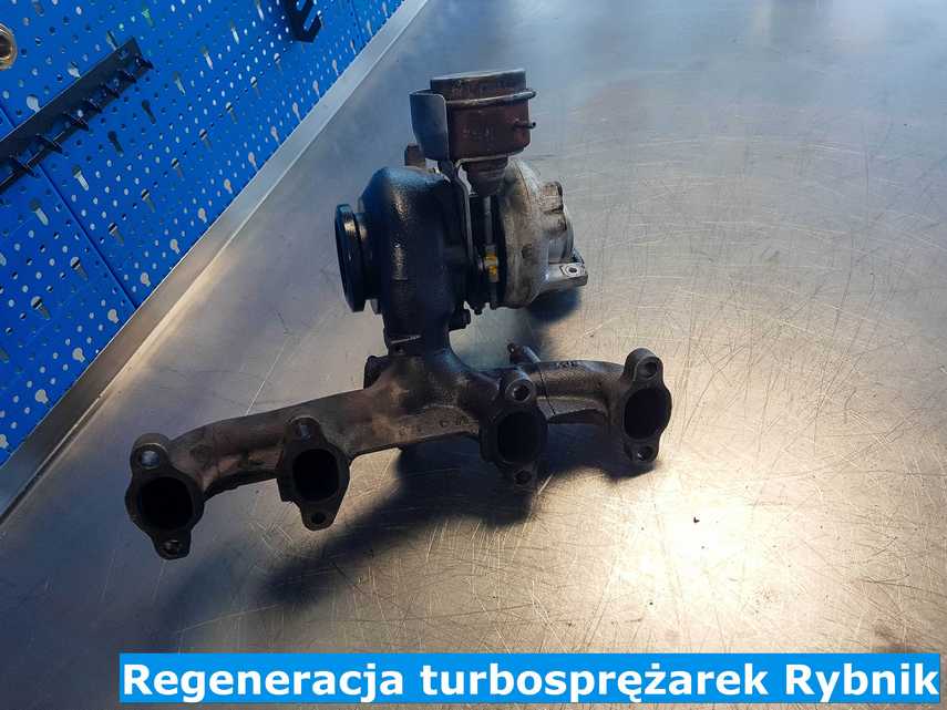 Turbosprężarka z Rybnika przed regeneracją