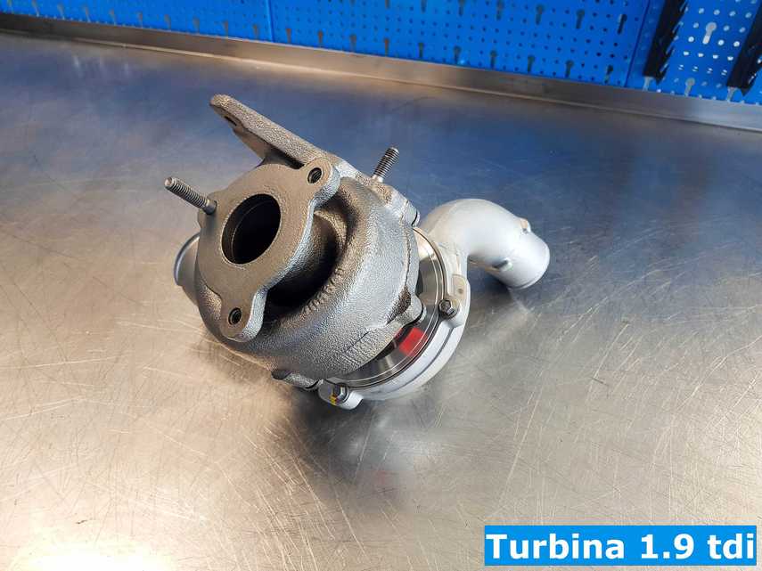 Turbosprężarka o identycznych rozwiązaniach jak stosowane w silnikach 1.9 TDI