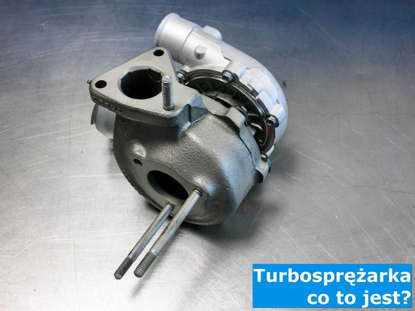 Co to jest turbosprężarka - przykładowa turbosprężarka po regeneracji na stole w pracowni przed wysyłką do Klienta