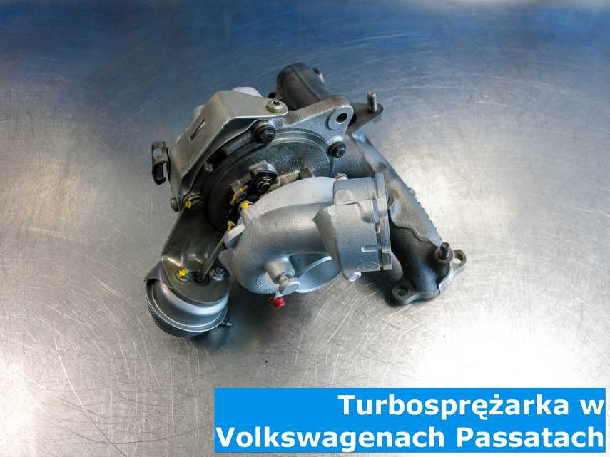 Zregenerowana turbosprężarka samochodowa z Volkswagena Passata
