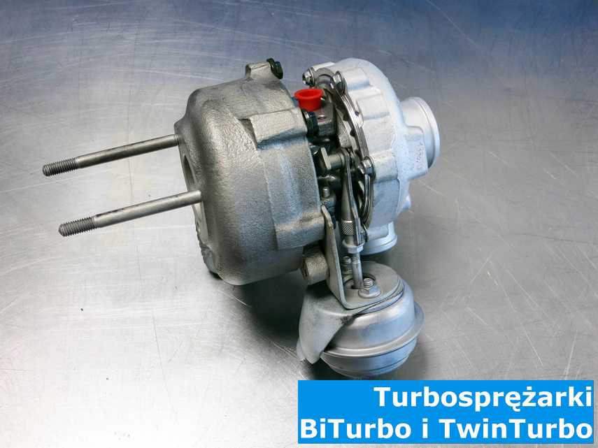 Turbosprężarka samochodowa pochodząca z układu biturbo po regeneracji