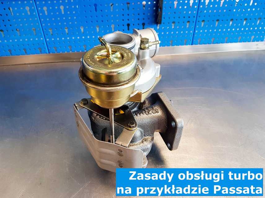 Turbosprężarka wykorzystywana w niektórych modelach Passata po regeneracji