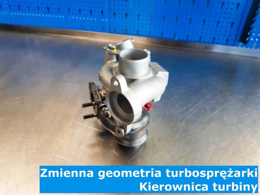 Zregenerowana turbosprężarka ze zmienną geometrią podawania spalin czyli z kierownicą turbiny