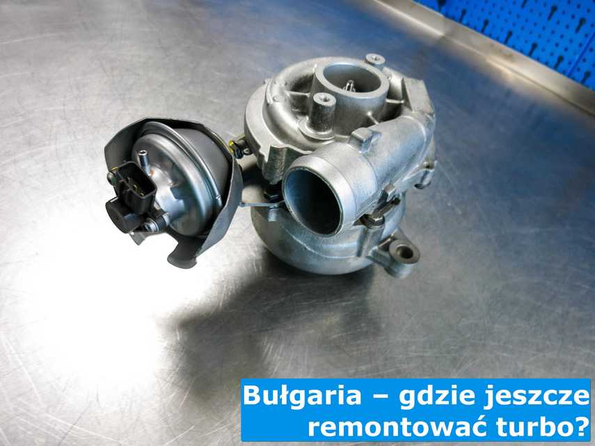 Serwisowana turbosprężarka od klienta z Bułgarii