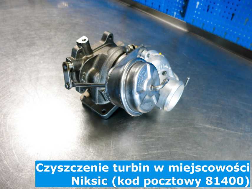 Wyczyszczona turbosprężarka dla klienta z Niksic