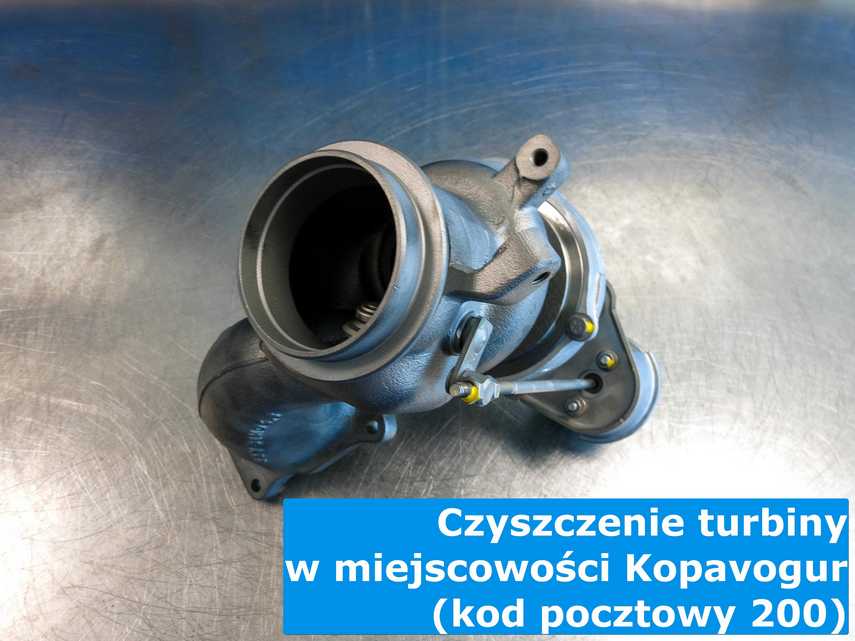 Wyczyszczona turbosprężarka w mieście Kopavogur