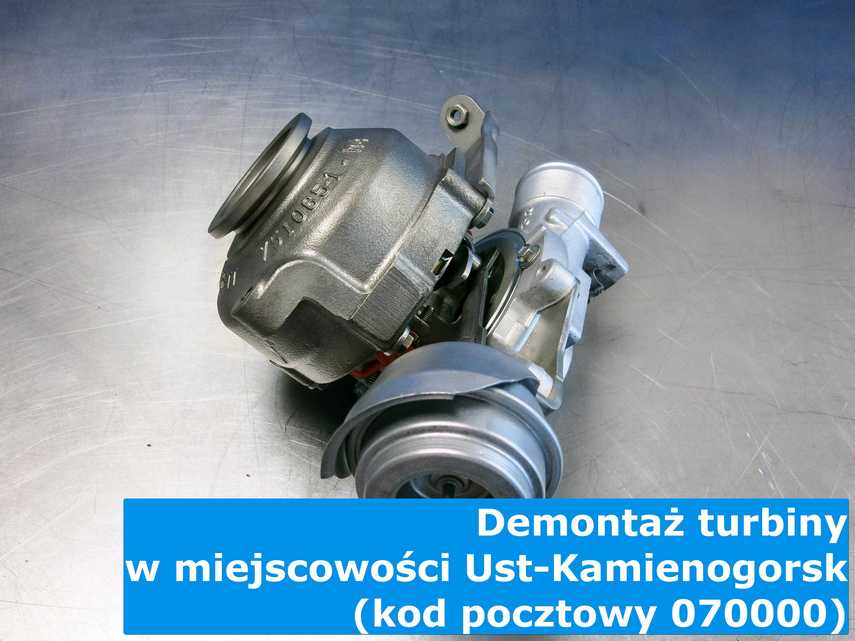 Turbosprężarka po regeneracji w Ust-Kamienogorsk