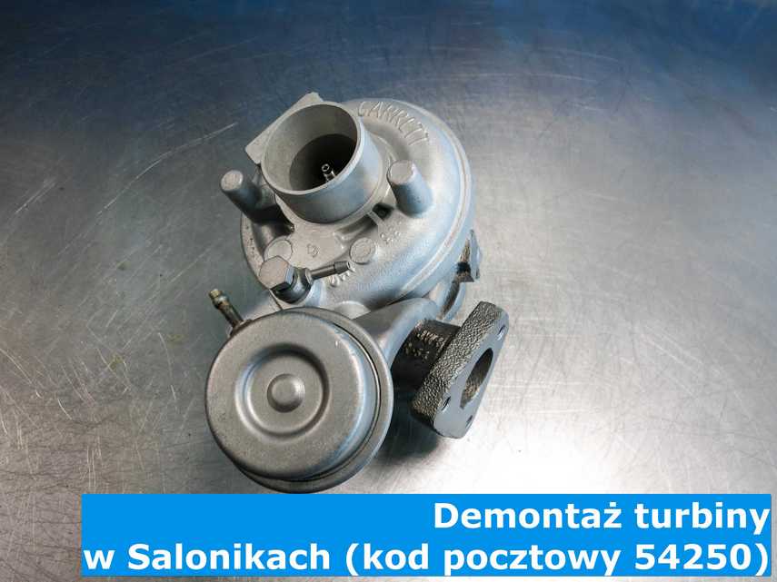 Zdemontowana turbosprężarka po regeneracji w Salonikach