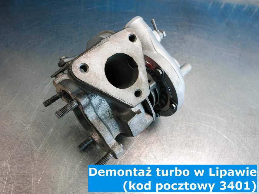Zdemontowana turbosprężarka z Lipawy