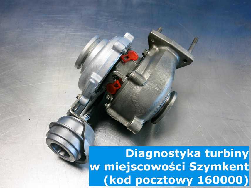Turbosprężarka po procesie diagnostyki i regeneracji w mieście Szymkent