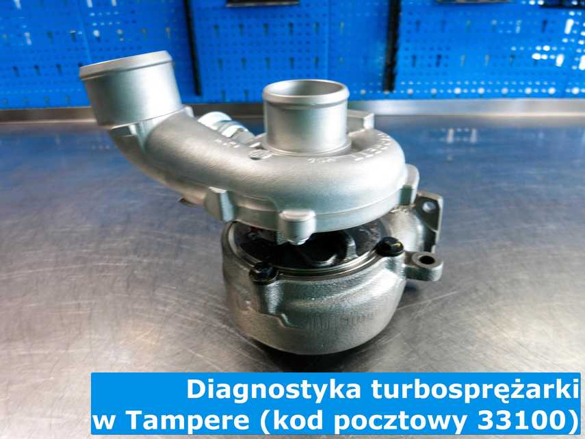 Turbosprężarka z Tampere po diagnostyce gotowa do regeneracji