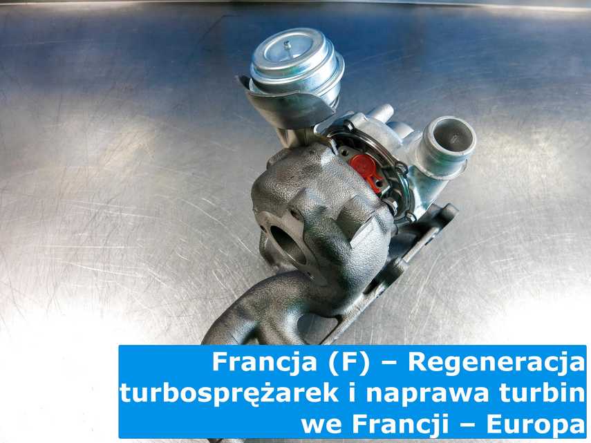 Zregenerowana turbosprężarka z Francji