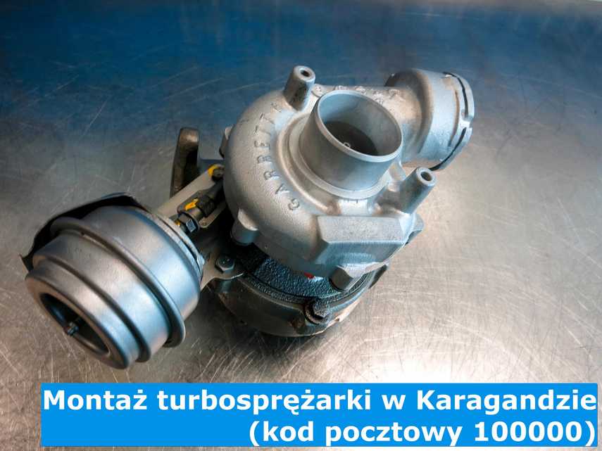 Zdemontowana turbosprężarka z Karagandy