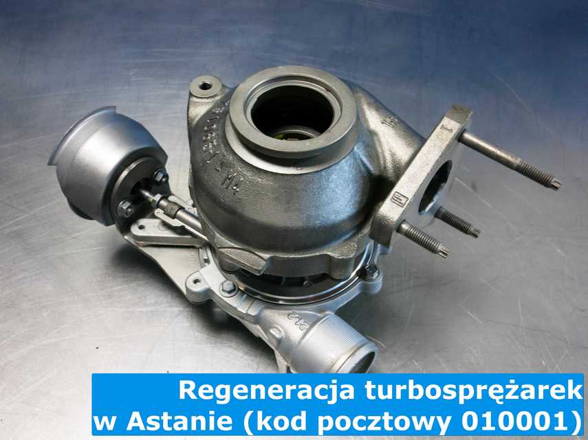 Zregenerowana turbosprężarka dla klienta z Astanu