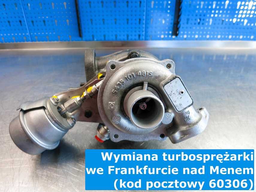 Wymieniona turbosprężarka klienta z Frankfurtu nad Menem