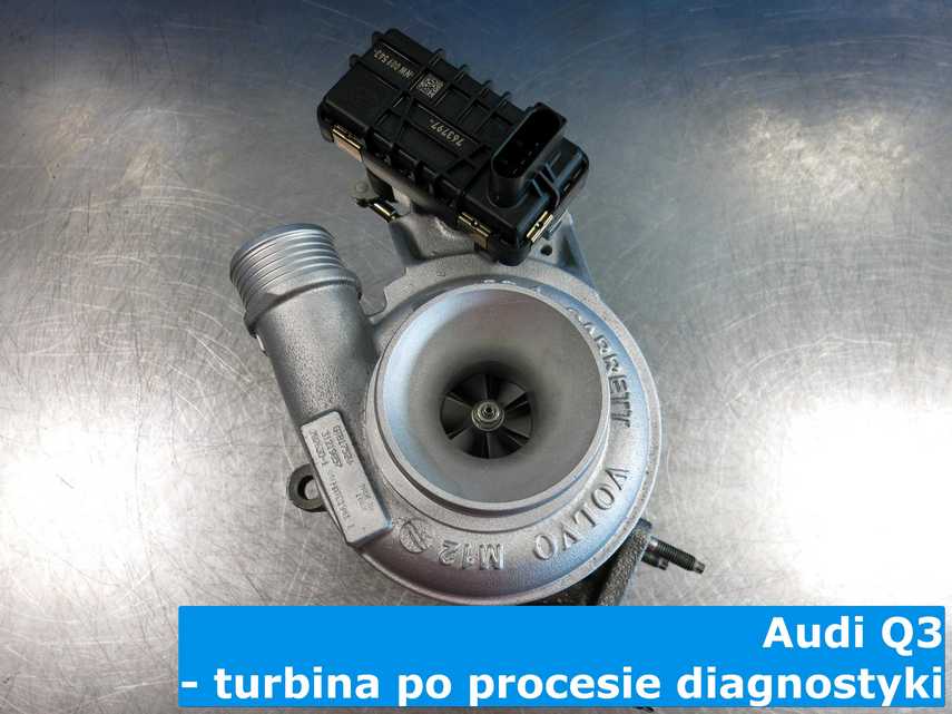 Zdiagnozowana i wyczyszczona turbosprężarka z Audi Q3