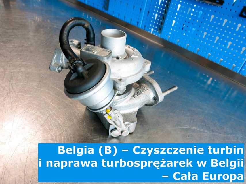 Wyczyszczona turbosprężarka dla klienta z Belgii
