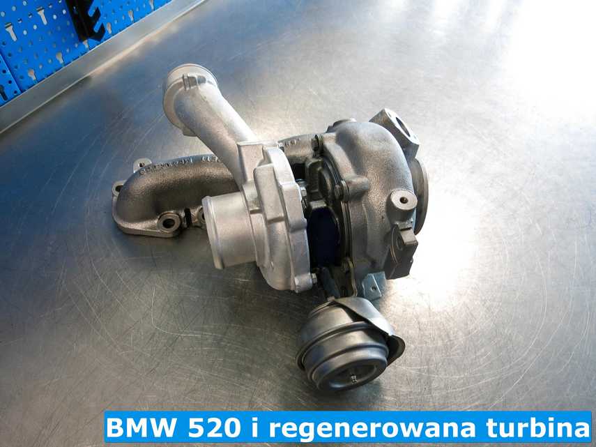 Naprawa i regeneracja turbin do BMW 520