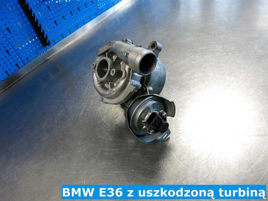 Zdiagnozowana turbosprężarka z BMW E36