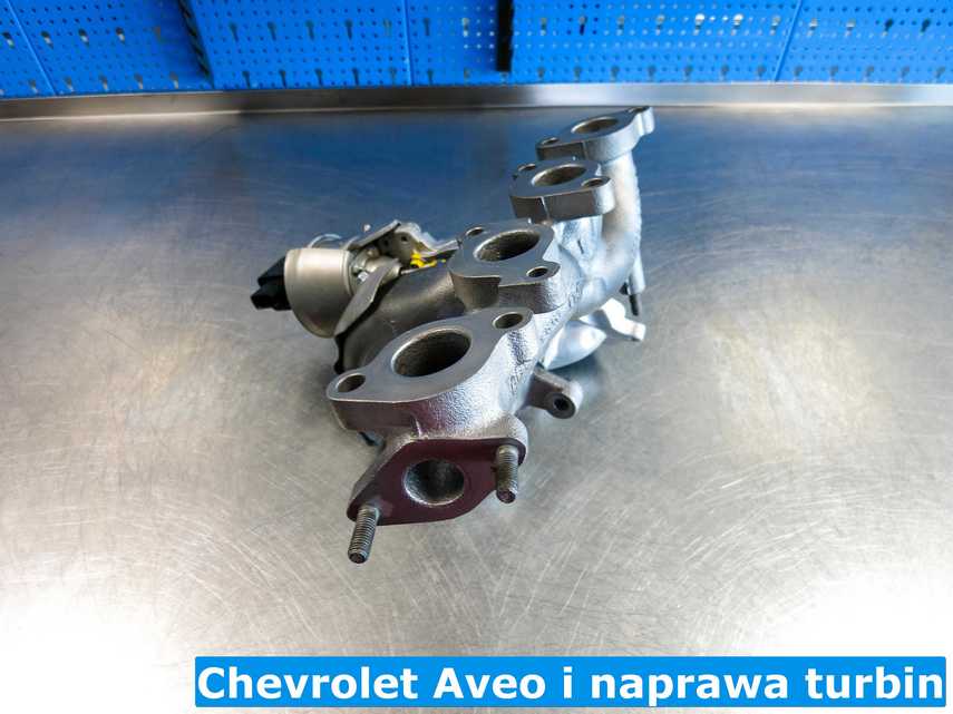 Turbo z Chevroleta Aveo po naprawie