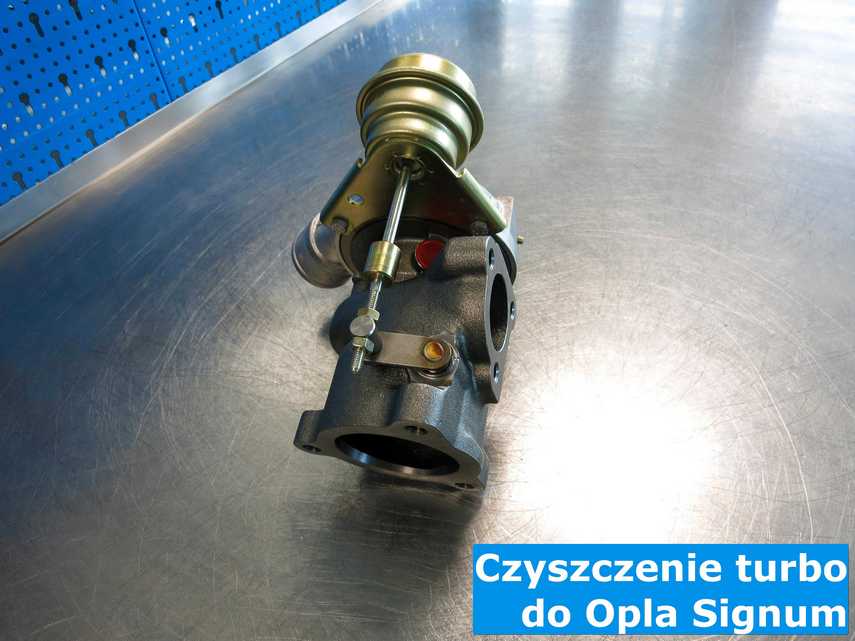 Wyczyszczona turbosprężarka z Opla Signum