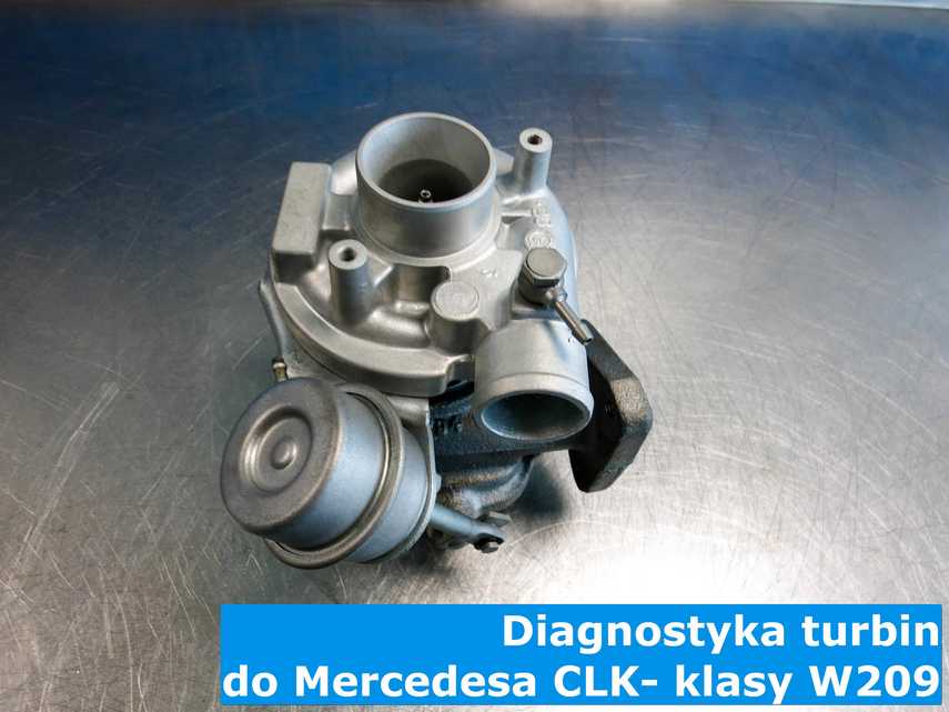 Zdiagnozowana turbosprężarka do Mercedesa CLK-klasy W209