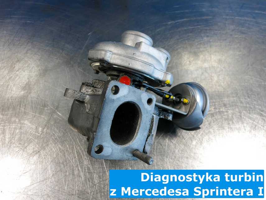 Turbosprężarka z Mercedesa Sprintera I po procesie diagnostyki i regeneracji