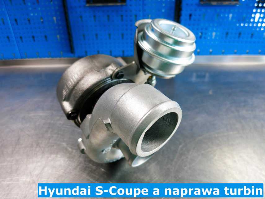 Turbosprężarka z Hyundaia S-Coupe po procesie regeneracji