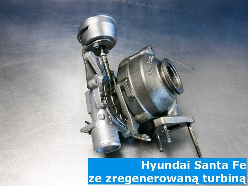 Turbina z Hyundaia Santa Fe po regeneracji z powodu uszkodzenia