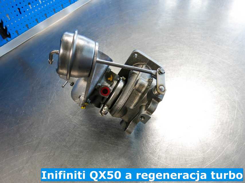 Zregenerowana turbosprężarka z Infiniti QX50