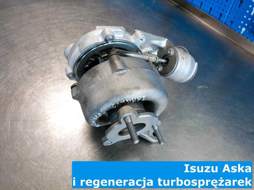 Zregenerowana turbosprężarka po awarii z Isuzu Aska