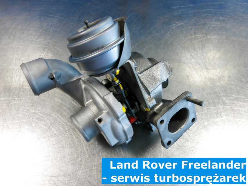 Serwisowana turbosprężarka po awarii z Land Rovera Freelandera