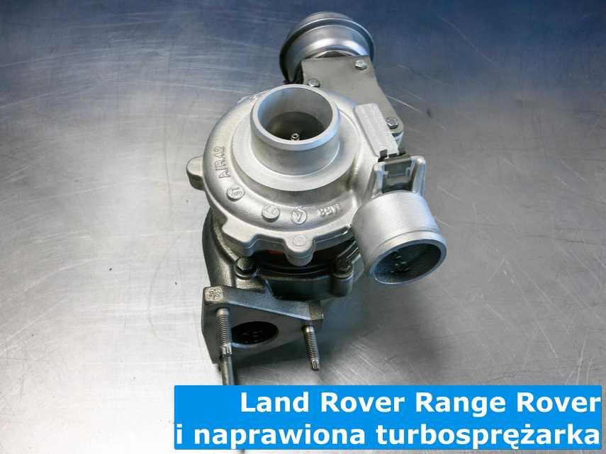 Regenerowana turbina z Land Rovera Range Rovera w specjalistycznej pracowni