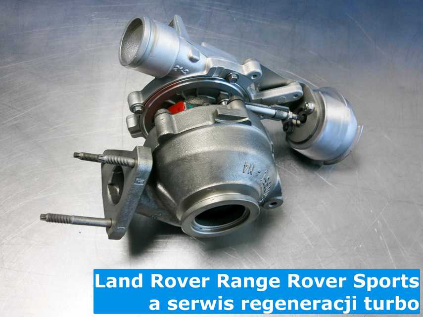 Regenerowana w serwisie turbosprężarka z Land Rovera Range Rovera Sports