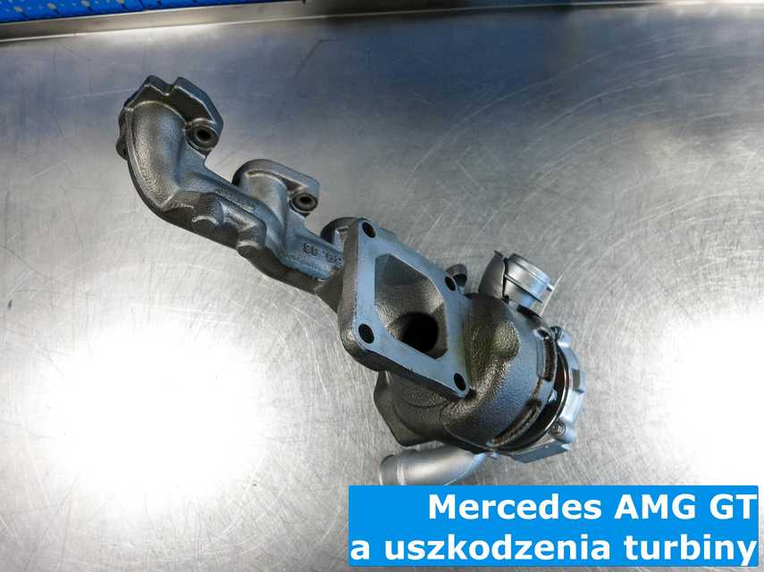 Regenerowana po awarii turbina z Mercedesa AMG GT