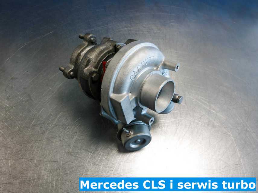 Serwisowana turbosprężarka z Mercedesa CLS