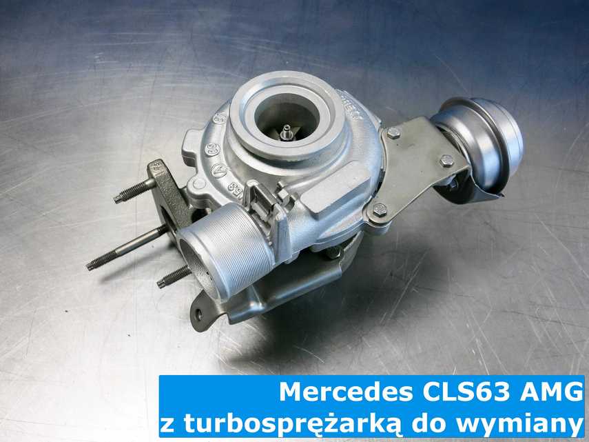 Turbina z nowymi elementami gotowa do montażu w Mercedesie CLS63 AMG