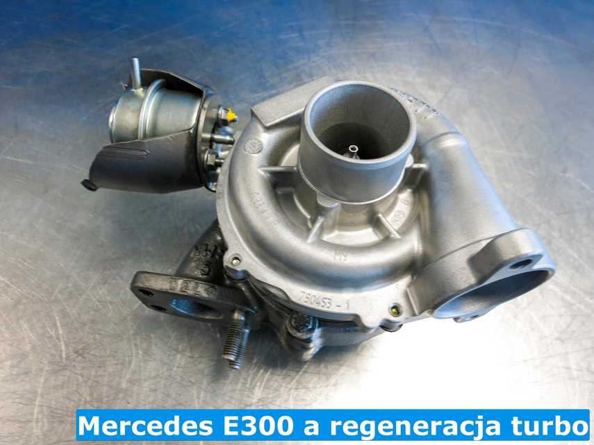 Turbina z Mercedesa E300 zregenerowana na nowych częściach